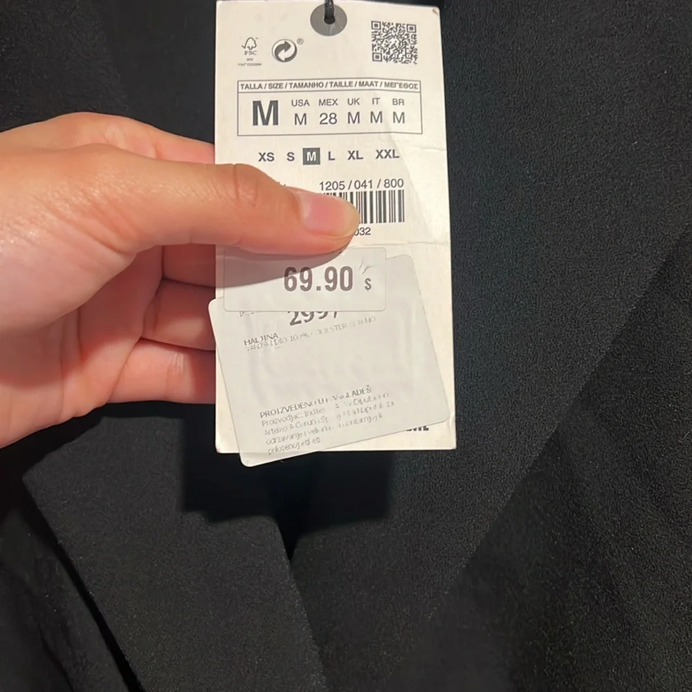 Zara black blazer NWT‎ - Picture 3 of 3